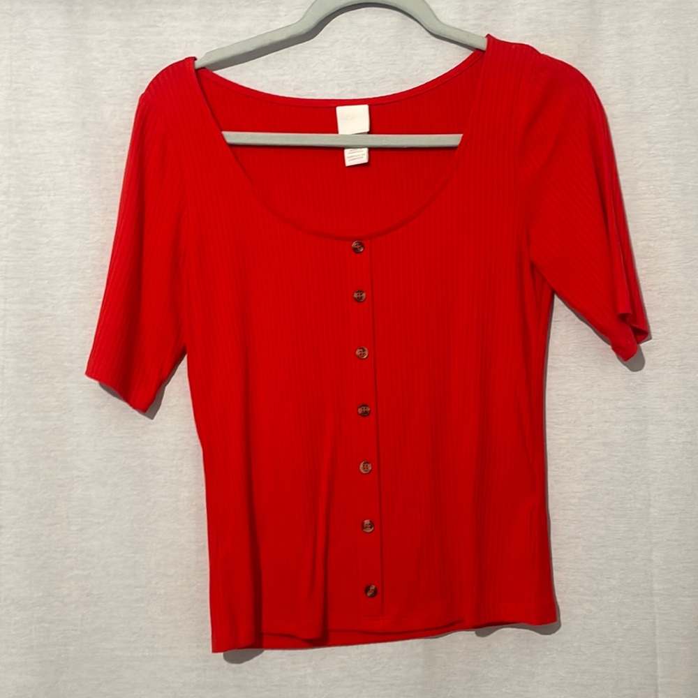 Orange H&m Top